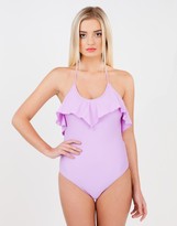 Thumbnail for your product : South Beach Low Back Frill Swimsuit