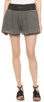 Thumbnail for your product : Free People Crochet Mid Rise Shorts