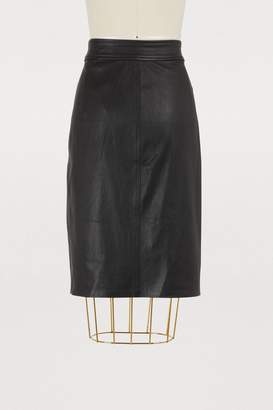 Rag & Bone Baha leather skirt
