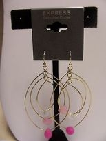 Thumbnail for your product : Express NEW EARRINGS DANGLES GUNMETAL or GOLD TONE , BLUE BLACK or PINK $22 *E1