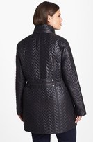 Thumbnail for your product : Laundry by Shelli Segal Packable Zigzag Quilted Jacket (Plus Size)