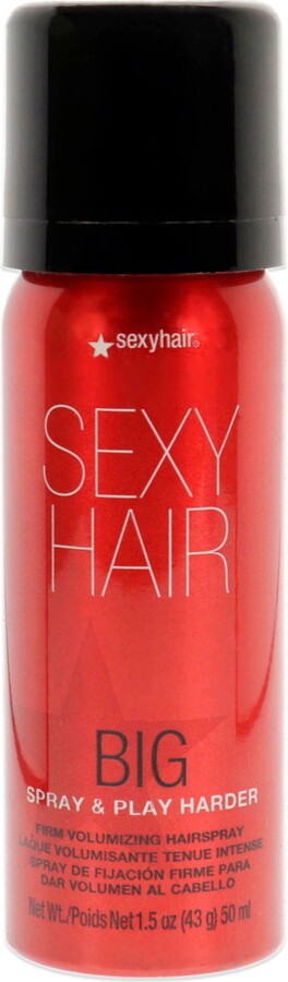Sexy Hair Big Spray and Play Harder For Unisex 1.5 oz Hair Spray