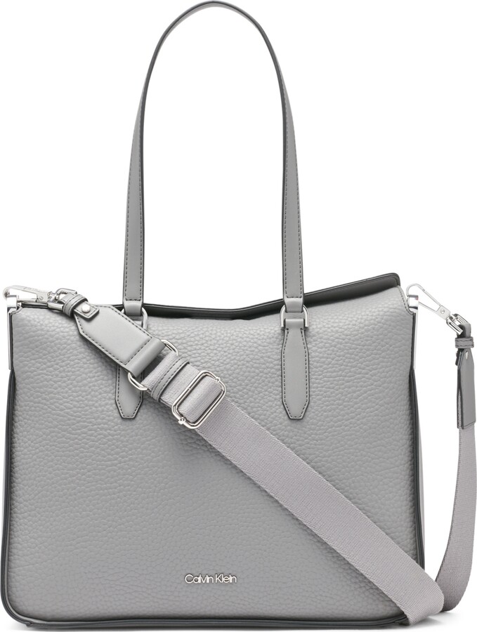 Calvin Klein Gray Handbags | ShopStyle