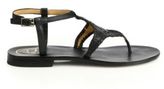 Thumbnail for your product : Jack Rogers Maci Whipstitched Leather Flat Sandals