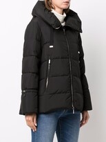 Thumbnail for your product : Moorer A-line oversize-collar padded jacket