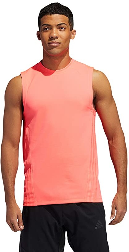 Mens pink sleeveless shirt Clearance