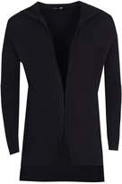 Thumbnail for your product : boohoo Mens Waffle Stitch Hooded Cardigan