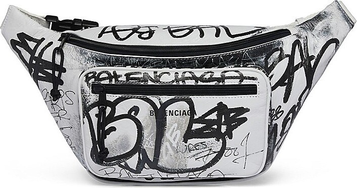 Balenciaga Explorer Beltpack Graffiti - Black