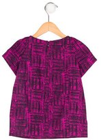 Thumbnail for your product : Little Marc Jacobs Girls' Abstract Print Bow-Embellished Top