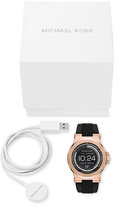 Thumbnail for your product : Michael Kors Unisex Digital Dylan Black Silicone Strap Smart Watch 46mm MKT5010