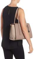 Thumbnail for your product : LODIS Los Angeles Business Chic Paula RFID-Protected Coated Leather & Suede Brief Shoulder Bag