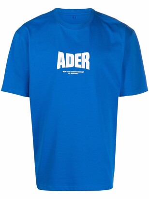 Ader Error logo-print crew neck T-shirt