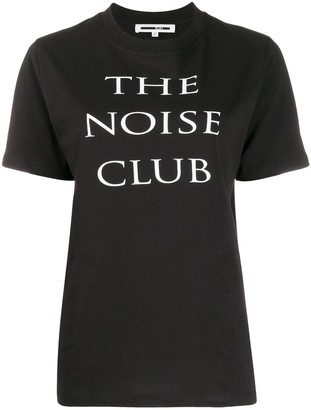 Mcq Swallow Noise Club print T-shirt