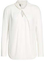 Thumbnail for your product : Armani Collezioni Women's Faux Tie Charmeuse Top