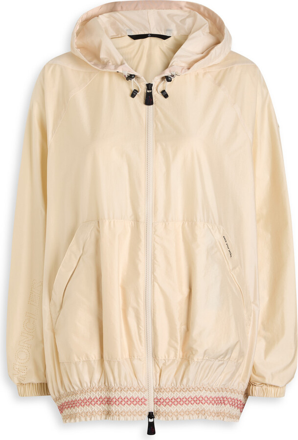 Moncler Samedans Smocked Shell Jacket