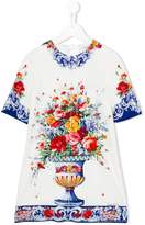 Thumbnail for your product : Dolce & Gabbana Kids floral print dress