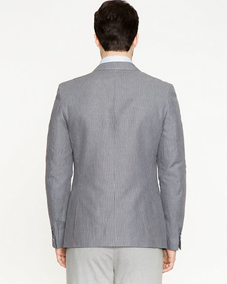 Le Château Stripe Linen Blend Contemporary Fit Blazer
