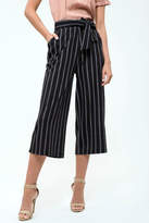 Thumbnail for your product : Blu Pepper Pinstripe Culottes Pants