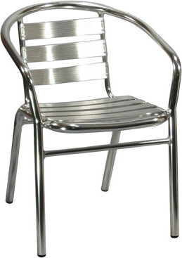 H&D Restaurant Supply, Inc. Farnum Stacking Patio Dining Chair