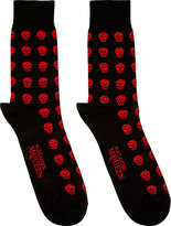 Thumbnail for your product : Alexander McQueen Black Skull Socks