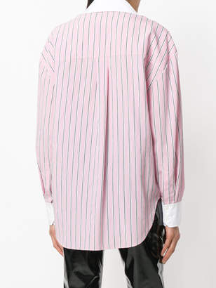 Alexandre Vauthier striped loose fit shirt