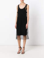 Thumbnail for your product : No.21 mesh feather collar dress
