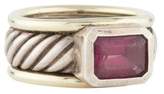 Thumbnail for your product : David Yurman Rhodolite Garnet Cable Ring
