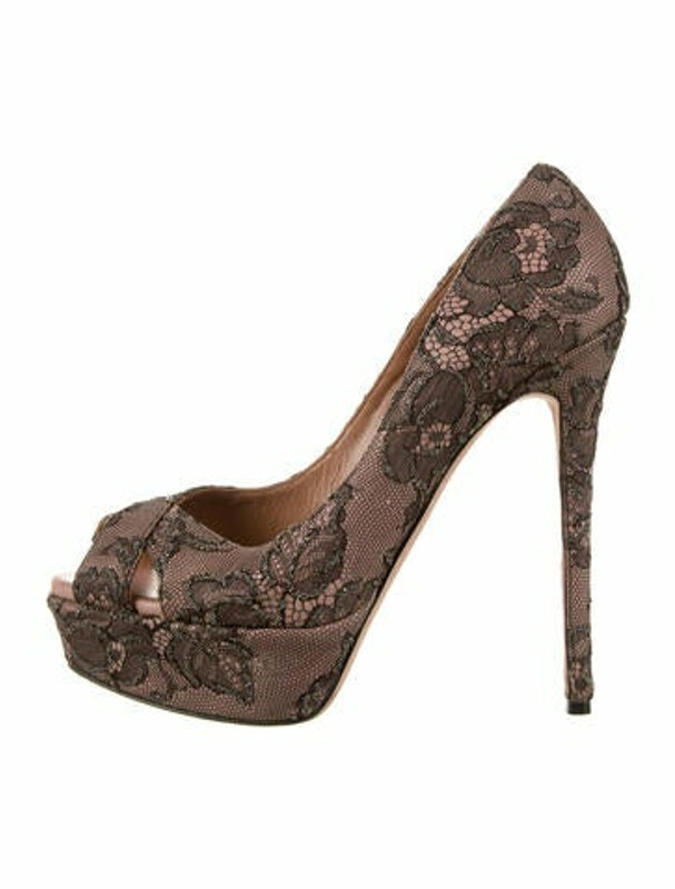 Valentino Lace Pump | Shop the world's largest collection of fashion |  ShopStyle