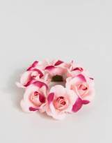 Thumbnail for your product : ASOS Ombre Rose Hair Bunholder Hairband