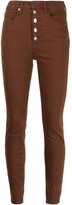 Thumbnail for your product : Veronica Beard Maera high-waisted skinny jeans
