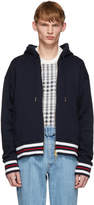 Thumbnail for your product : Thom Browne Navy Chunky Knit Hoodie