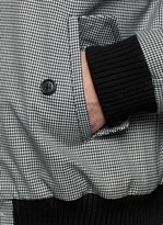 Thumbnail for your product : Nobrand Coated houndstooth tweed wool jacket