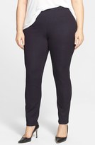 Thumbnail for your product : NYDJ 'Evie' Pull-On Knit Denim Leggings (Plus Size)