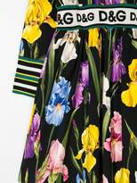 Thumbnail for your product : Dolce & Gabbana Kids floral logo dress