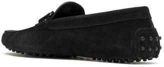 Tod's Hardware Embellished Almond Toe Loafers