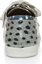Thumbnail for your product : Marc Jacobs Printed Snakeskin Pointed-Toe Sneakers