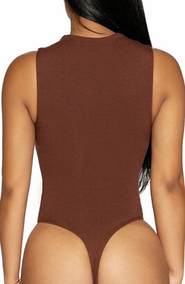 Naked Wardrobe Jersey Sleeveless Bodysuit