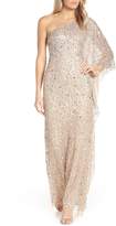 Thumbnail for your product : Adrianna Papell One-Shoulder Beaded Evening Dress