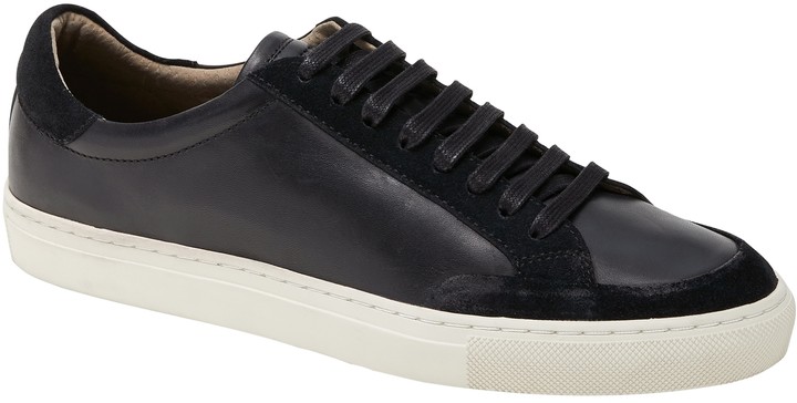 thane leather trainer sneaker
