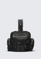 Thumbnail for your product : Alexander Wang Marti Backpack In Washed Black With Rhodium