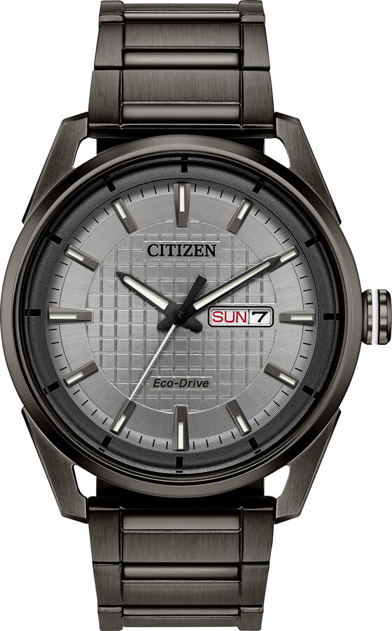 Zales Men's Drive from Citizen EcoDrive®CTO Grey IP Watch with Grey Dial (Model Aw008758H