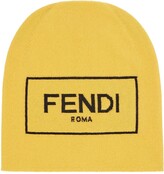 Thumbnail for your product : Fendi Logo Knitted Beanie