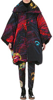 Thumbnail for your product : Yohji Yamamoto Oversized printed silk coat