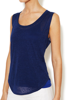 Thumbnail for your product : C&C California Sleeveless Seamed T-Shirt