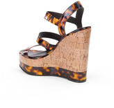 Thumbnail for your product : Lauren Ralph Lauren Teressa Tortoise Wedge Sandals