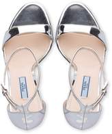 Thumbnail for your product : Prada metallic sandals