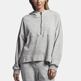 Cotton Hooded Patched Sweat Top 