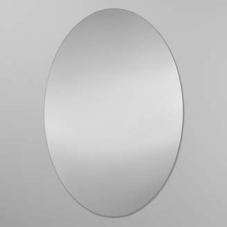 John Lewis 7733 Plain Glass Oval Mirror, 60 x 90cm