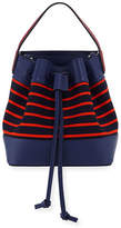 Thumbnail for your product : Loewe Midnight Stripes Small Bucket Bag