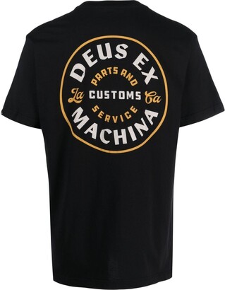 Deus Ex Machina logo print cotton T-shirt